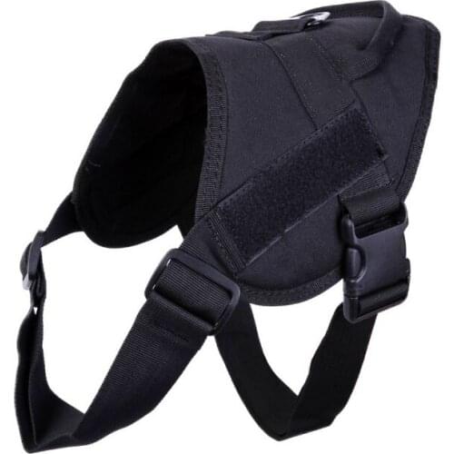 Abay Tactical Service Dog Vest Harness Nylon Airsoft Military K9 Dog Accessories Training Clothes Molle Hunting Vests