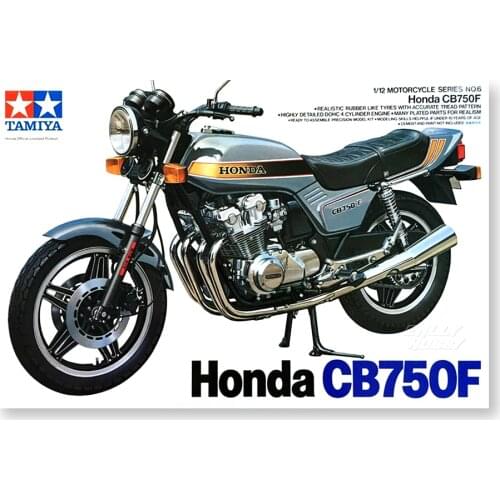 Tamiya Motorcycle Assembled Model 1/12 Honda CB750F Plastic Construction Painting Kit Toy Decoration Collection 14006