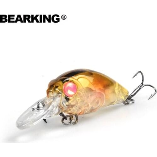 Only for promotion,no benifit!!!! A+ fishing lures,bearking 36mm/3.7g,dive 2m,each lot 5pcs different colors,With Excellent box
