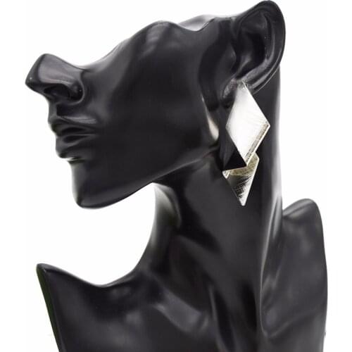 Unique Geometric Shape Alloy Drop Dangle Earrings for Women Boho Irregular Party Charm Earring Birthday Gift