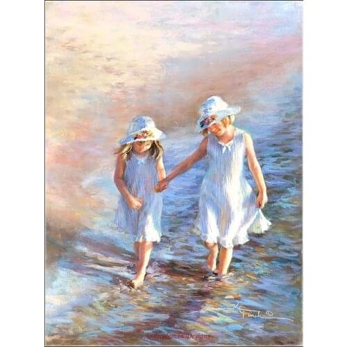 Embroidery Counted Cross Stitch Kits Needlework - Crafts 14 ct DMC Color DIY Arts Handmade Decor - An Ocean of Devotion