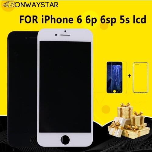 For iPhone 6 6S Plus LCD With 3D Force Touch Screen Digitizer Assembly for iPhone 5S Display Screen 100% Tested Free shipping