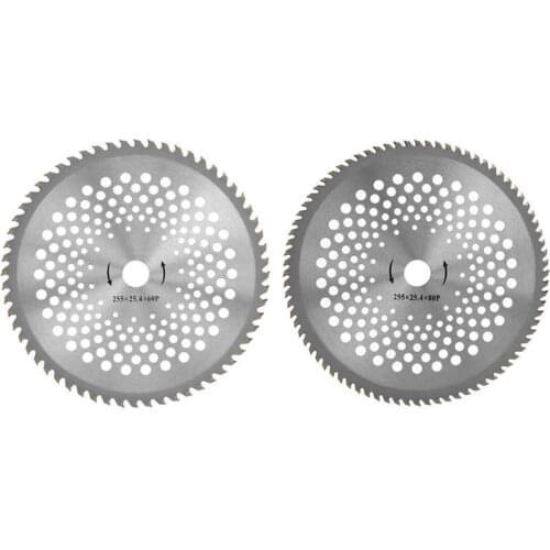 10inch Professional Steel Tooth Saw Blade Cutting Disc Wheel Grass Trimmer Cutter Garden Tools Accessories