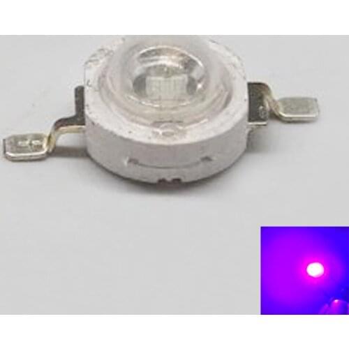 10pcs 3W High Power LED UV Light Chip diode 395nm 400nm 365nm 370nm Purple Ultra Violet for Nail Dryer Currency Identification