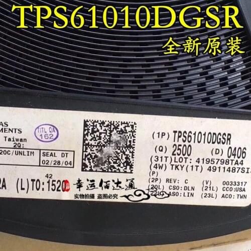 100% New&original TPS61010DGSR TPS61010 VSSOP10 In Stock