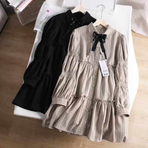 Модные платья-рубашки Aceoneone China At AliExpress