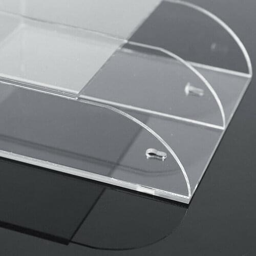 Acrylic TV Air Conditioner Remote Control Holder 1-3 Case Wall Mount Storage Box for Home B99