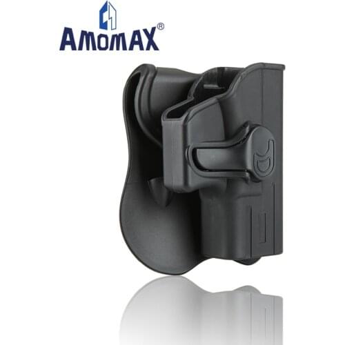 Amomax Durable Paddle Leg MOLLE Belt Clip Holster Fits Glock 26/27/33 for Shooting Hunting Self Defense Range