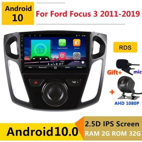 Android 10 Car DVD Multimedia Player GPS For Ford Focus 3 Mk 3 2011 2012 2013 2014 15 - 2019 audio auto radio stereo navigation