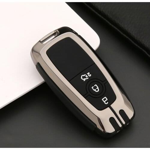 Car Key Case Cover For Ford Fusion Mustang Explorer F250 F150 F350 2017 2018 EcoSport Edge S-MAX Ranger Lincoln Mondeo Fiesta