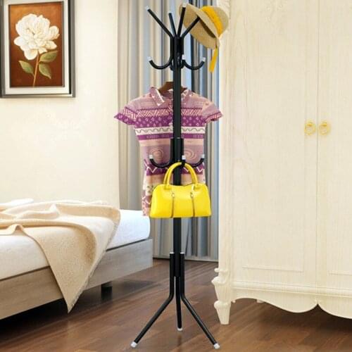 Big 175CM 12 Hooks Hanging Pole Coat Hat Metal Rack Organizer Hanger Hook Stand for Purse Clothes Jacket Handbag Scarf Umbrella