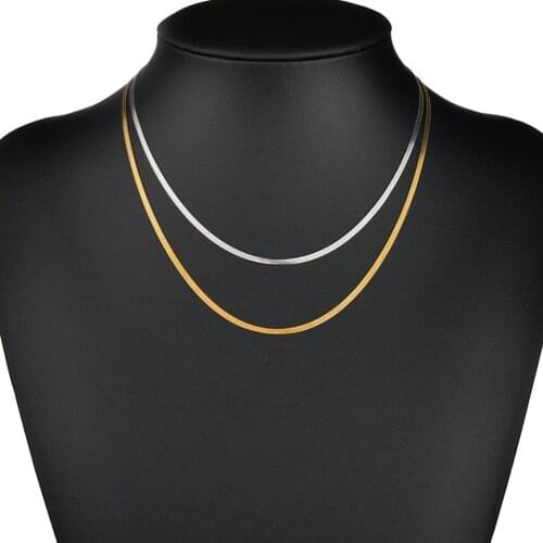 Razor Blade Chain Choker Necklace Stainless Steel Necklace Silver Color For Men And Women Patry Jewelry 1 Piece