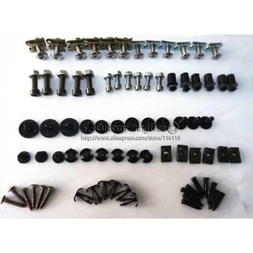 Fairing body parts screw bolt kit for ZX6R 2005- 2008 modelfairing dag screws coupling bolt set