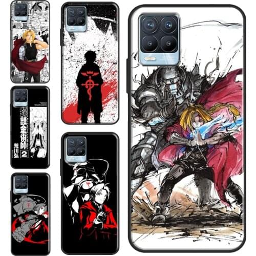 Edward Fullmetal Alchemist For OPPO Realme 6 7 8 Pro C3 C21 GT Neo Phone Case For OnePlus 9 Pro 8T Nord 8 Pro Cover