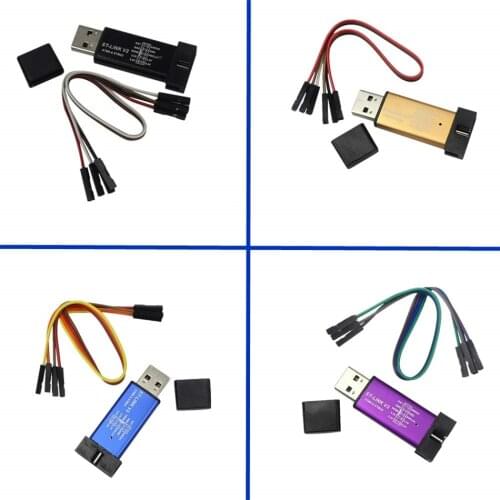 I2C IIC ST-Link V2 New Stlink Mini STM8STM32 STLINK Simulator Download Programming With Cover