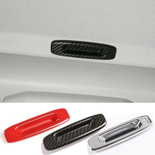 Kit For Toyota Tacoma 2016-2020 ABS Carbon Fiber /Red Roof Sunroof Skylight Handle Bowl Cover Trim Car Interior Accessories