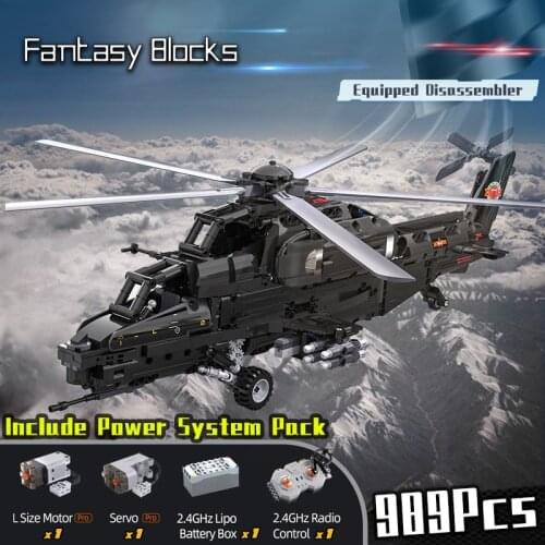Cada Bricks City Police Weapon RC Helicopter Aircraft Airplane High-Tech Building Blocks MOC Toys Gifts 989pcs