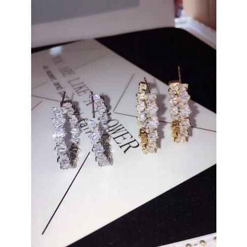 Серьги-кольца Lachaphew China At AliExpress