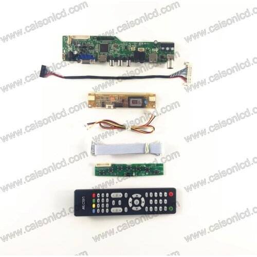 M6-V5.1 LCD TV controller board support HDMI VGA AUDIO AV USB TV for 18.5 inch 2-lamp 1366X768 panel G185XW01 V0 LM185WH1-TLH6
