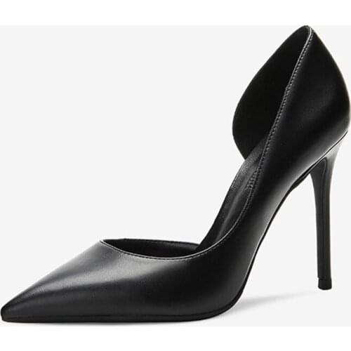Fashion Heels Women Pumps Sexy Stiletto Black High Heels Ladies Classic Pointed Toe Shallow Party Wedding Shoes Women