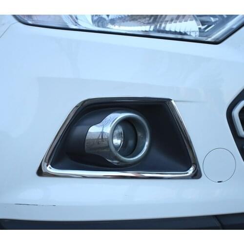My Good Car ABS Chrome Car Head Fog Lamp Cover Lights Trim Sticker for Ford Ecosport 2013 2014 2015 2016 2017 car Accessories