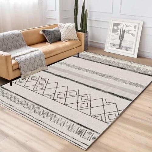 Nordic Home Carpet for Large Living Room Decoration Bedroom Modern Coffee Table Bedside 200x300 Hall Non Slip Area Floor Rug