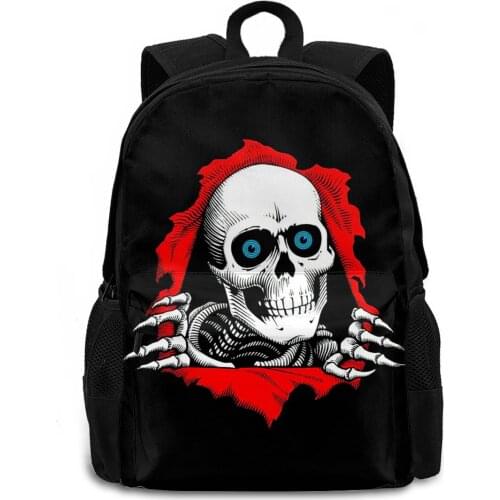 New Arrival Skull Mens Boys Backpacks Large Durable Children School Bookbag Casual Daypacks Travelling 15.6in Laptop Bags
