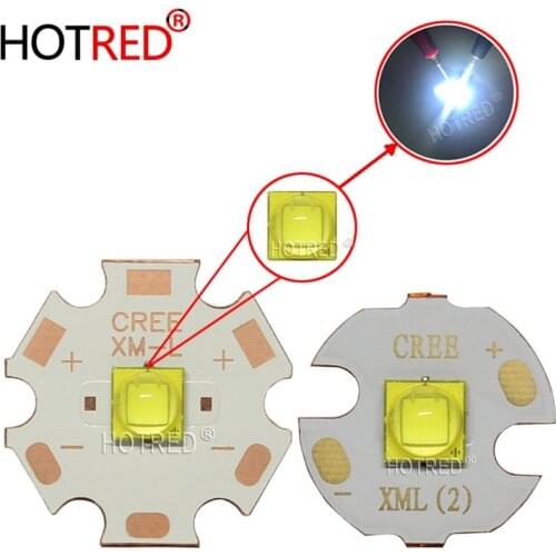 Original CREE XLamp XM-L3 XML3 Cold White 17W SMD5050 LED Light Emitter Diode for flashlight DIY Part With Copper Aluminum Board