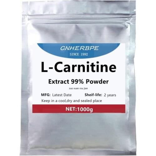 Food Nutrition Reinforcement-L-Carnitine Extract 99%Powder,Lose weightSupport fat burning,Increase oxygen supply to your muscles