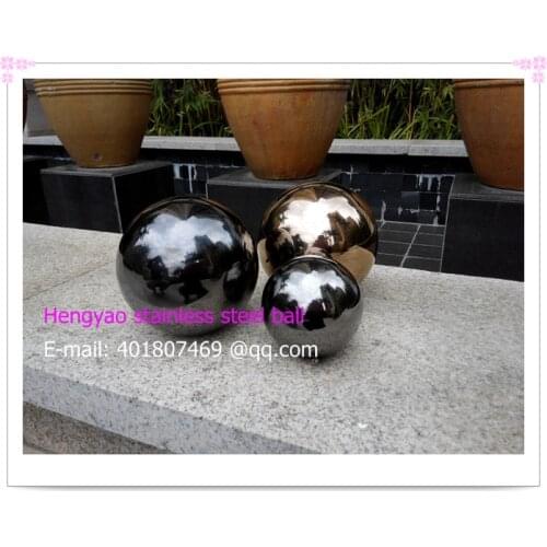 Custom rose gold, black titanium stainless steel hollow ball, decorative ball swing pendant