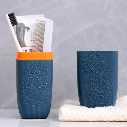 Travel Portable Toothbrush Toothpaste Holder Storage Case Box Organizer Household Storage Cup Outdoor Holder Bathroom BrushTooth