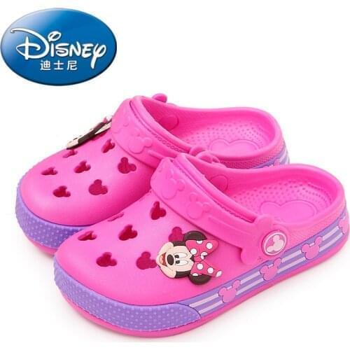Disney 2021 Mickey Mouse Childrens cartoon garden shoes boys girls Mickey Minnie mouse beach sandals and slippers Girls Sandals