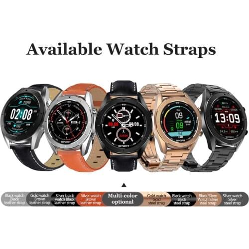 Smart Watch IP68 Waterproof Blood Pressure Heart Rate Monitor Fitness Tracker 1.3 Inch HD Screen Smartwatch