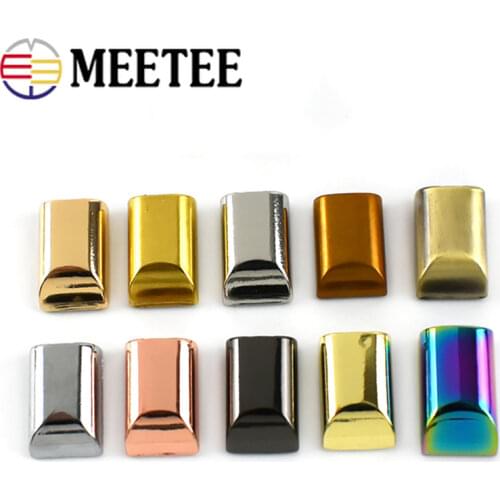 10/30pcs Handbag Strap Tail Clasp Bag Metal Zipper Decor End Clip Buckle Cord Stopper Rope Screws Hook DIY Hardware Accessories