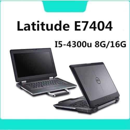 2021 USED For DELL Latitude 7404 Military Toughbook with i5-4300u 8g 16g RAM 1TB SSD Win7/win10 Rugged Extreme Laptop