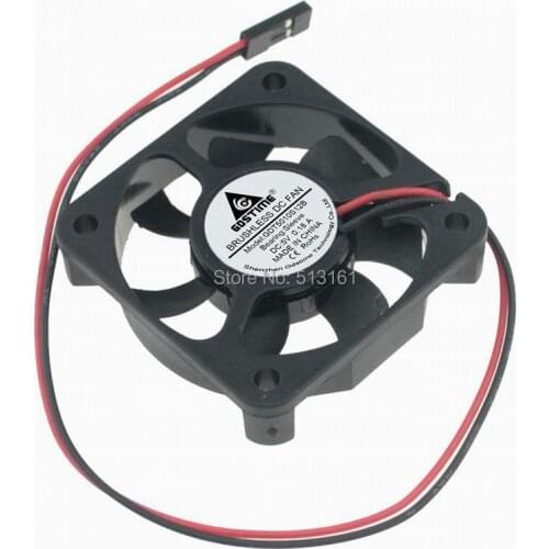 1 Piece Gdstime Dupont 2Pin 5V 5010 50 x 50 x 10mm 50MM Brushless DC Cooler Cooling Fan
