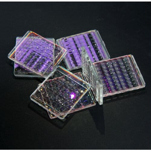 12pcs Factory Defective Optical Glass Scaly Prisma Science Research Prisms Decoration Lenses Flys-eye Lens Compound Eye Lentes