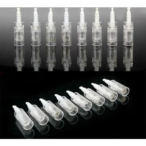 50Pcs Bayonet Microneedling Tattoo Mesotherapy Needle 9 12 36 42 Pin Nano Microneedles For Dr Pen MYM N2 M5 M7 E30