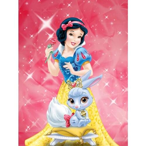 Disney Full Square 5D DIY Disney Diamond Painting Snow White Princess Diamond Embroidery Cross Stitch Mosaic Gift