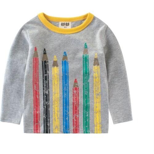 Children girl boys Spring & Atumn T-shirt Infantil Baby Boys Hoodies Sweatshirt Childrens Pullover Outerwear Tops