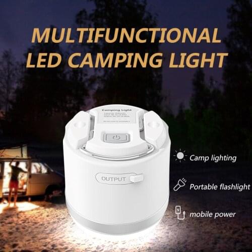 Camping Lantern with 6 Light Modes & Power Bank Charger 7200mAh - IP65 Ultral Bright Emergency Lamp Outdoor Tent Light
