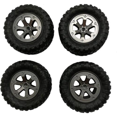 HIINST NEW 4pcs Upgrade Track Wheels Spare Parts For 1/16 WPL B14 C24 Military Truck RC Car Upgrade Track Wheels Spare Parts