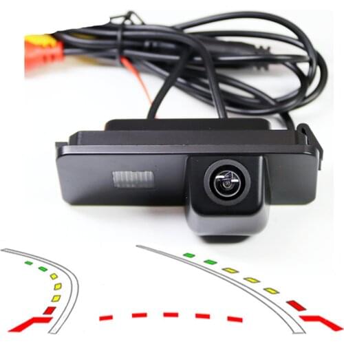 Dynamic Trajectory Tracks Rear View backup Camera For GOLF V GOLF 5 SCIROCCO EOS LUPO PASSAT CC POLO(2 cage) PHAETON BEETLE
