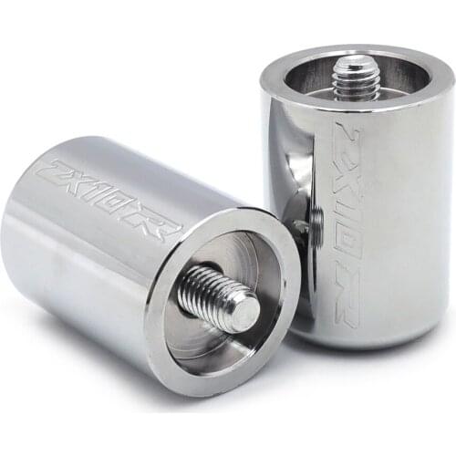 Aftermarket free shipping motor parts For Motorcycle Kawasaki Ninja ZX10R ZX-10R 10R 2006 2007 Motorcycle Hand Bar Ends CHROMED