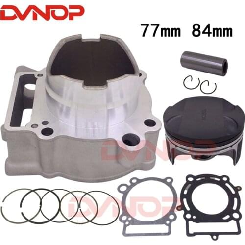 Motorcycle Engine Cylinder Kits With Piston And Piston Ring For ZONGSHEN 77MM NC250 250cc KAYO T6 K6 BSE J5 RX3 ZS250GY-3