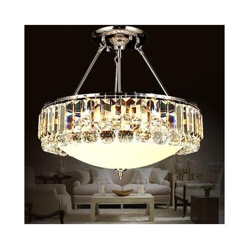 Creative personality pendant lamps European-style round crystal pendant lights living room bedroom restaurant hotel