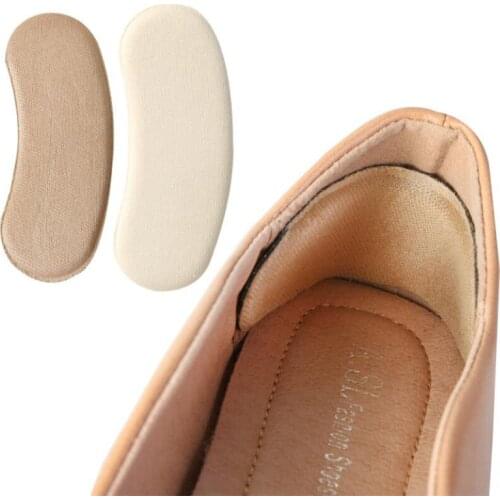 Hot sales 1Pair Sticky Fabric Shoe Back Heel Inserts Insoles Pads Cushion Liner Grips Shoes Pads Anti-slip Inserts Heel sticker