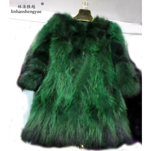 Linhaoshengyue Long Fur Coats