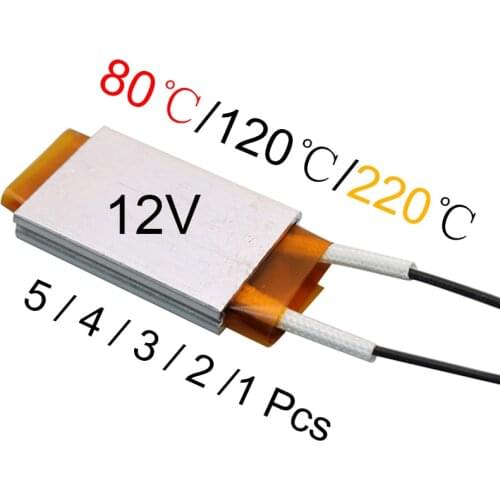 Drop Heating Element Hair Dryer Accessories Curlers Heater 80-220 Degrees Celsius Ptc Heaters 12V Applicable Miniature Heating
