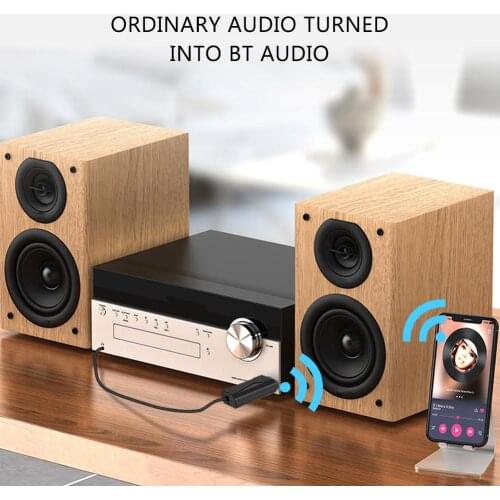X01 2 in 1 Bluetooth 5.0 Audio Transmitter Receiver 3.5mm for Car TV Headphones Tx Mode Automatic Search Receiving Device